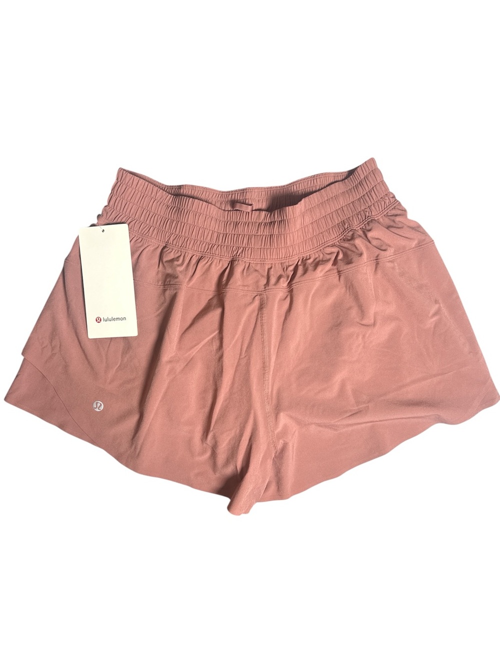 Lululemon Shake It Out High-Rise Run Short, Medium,  2.5” NWT, Red Clay - Picture 3 of 4